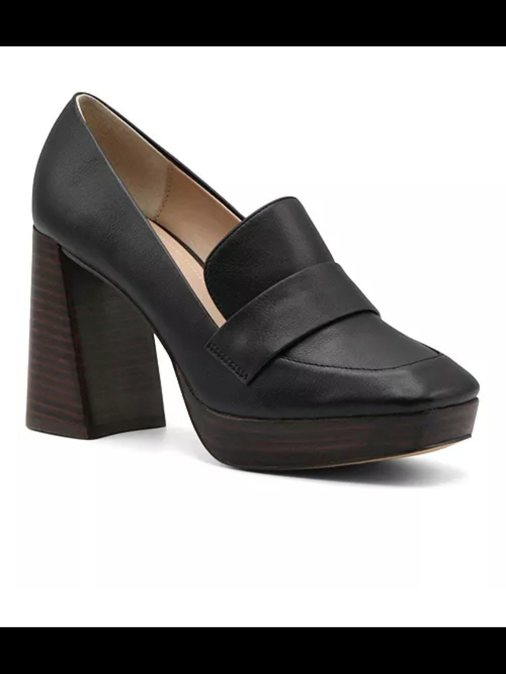 Chunky Platform Loafers Charles by Charles David Nandi Preppy 90s Office Siren